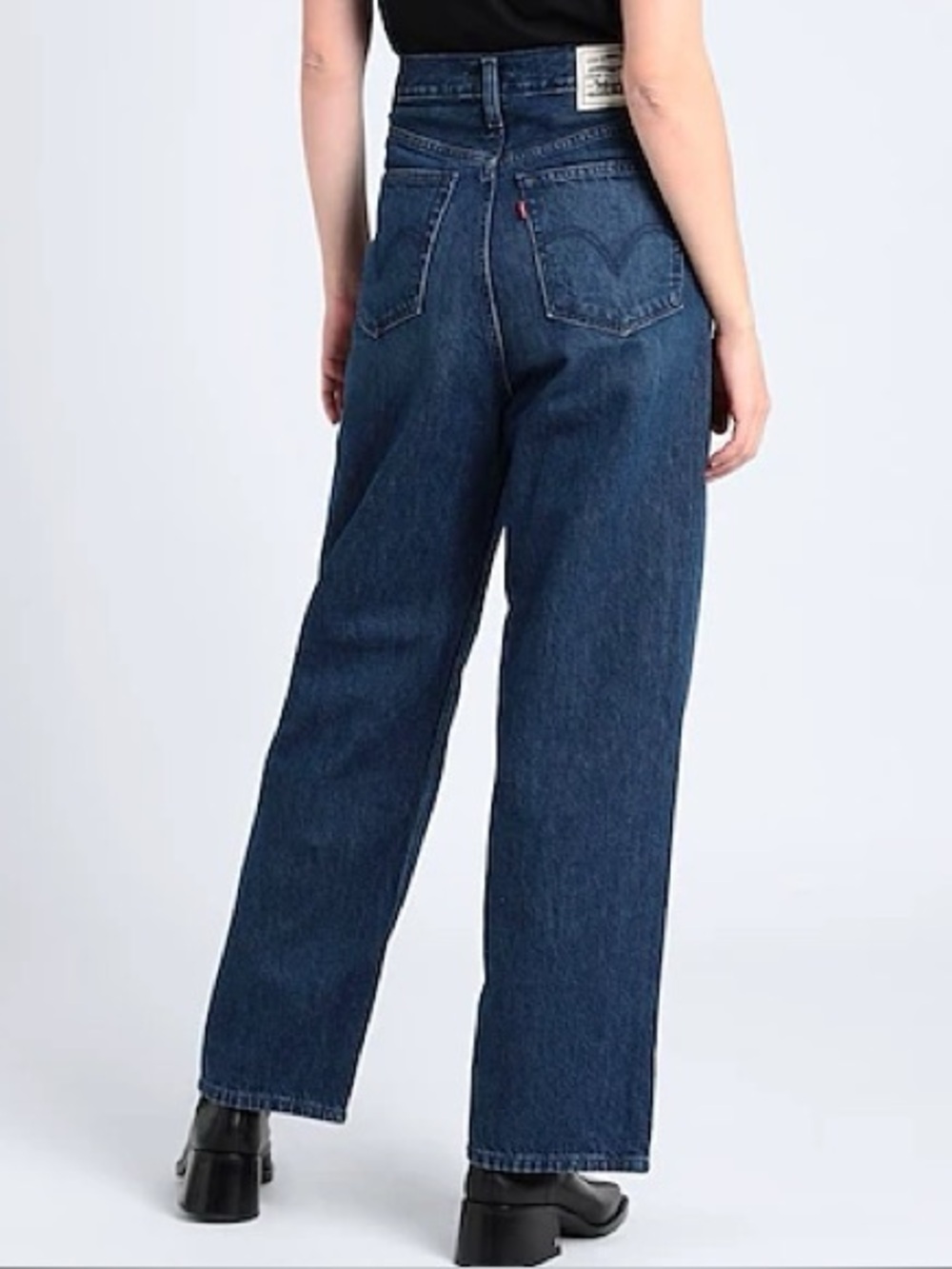 Levi’s Wellthread Collection High Loose Jeans, Medium/Dark Wash, 26